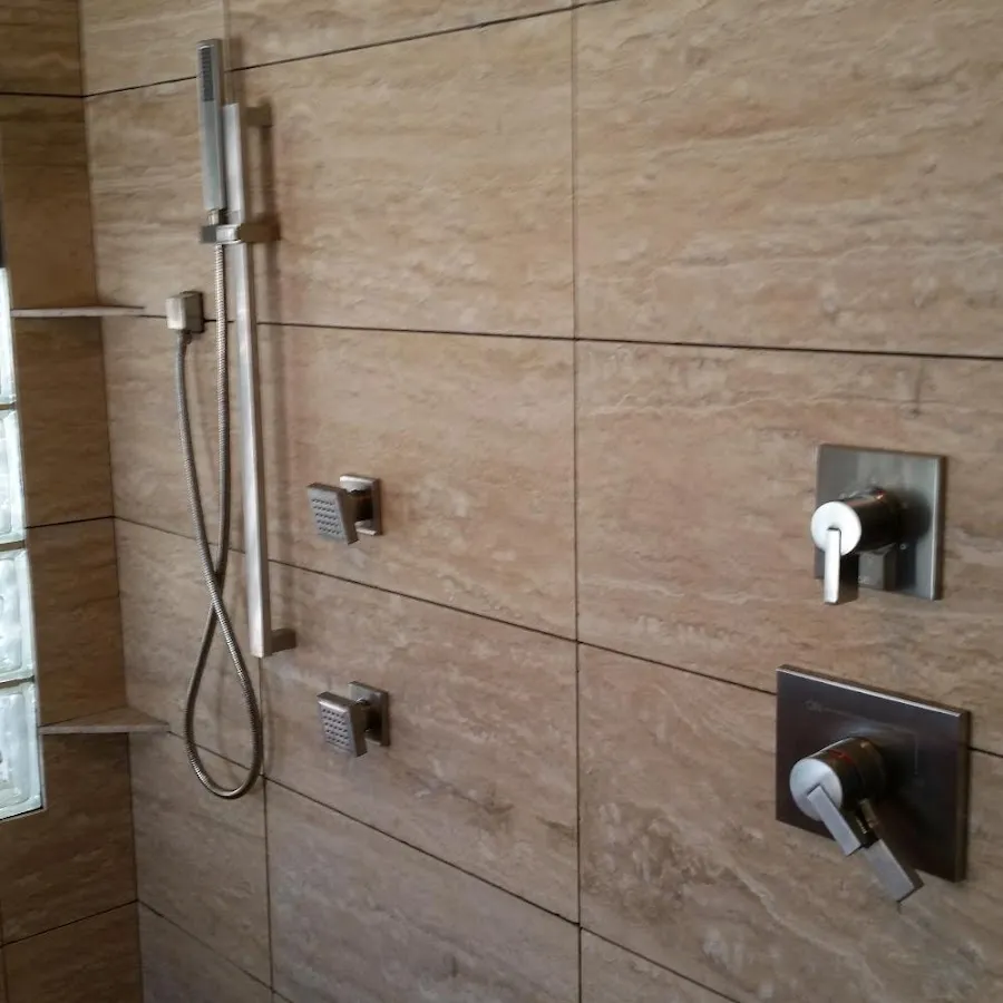 Shower fixture installation for Water Heater Replacement in Muscatine
